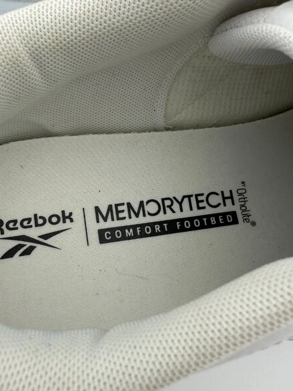 REEBOK COURT ADVANCE WHITE MEMORYTECH ORTHOLITE MEN'S SNEAKERS SIZE 13